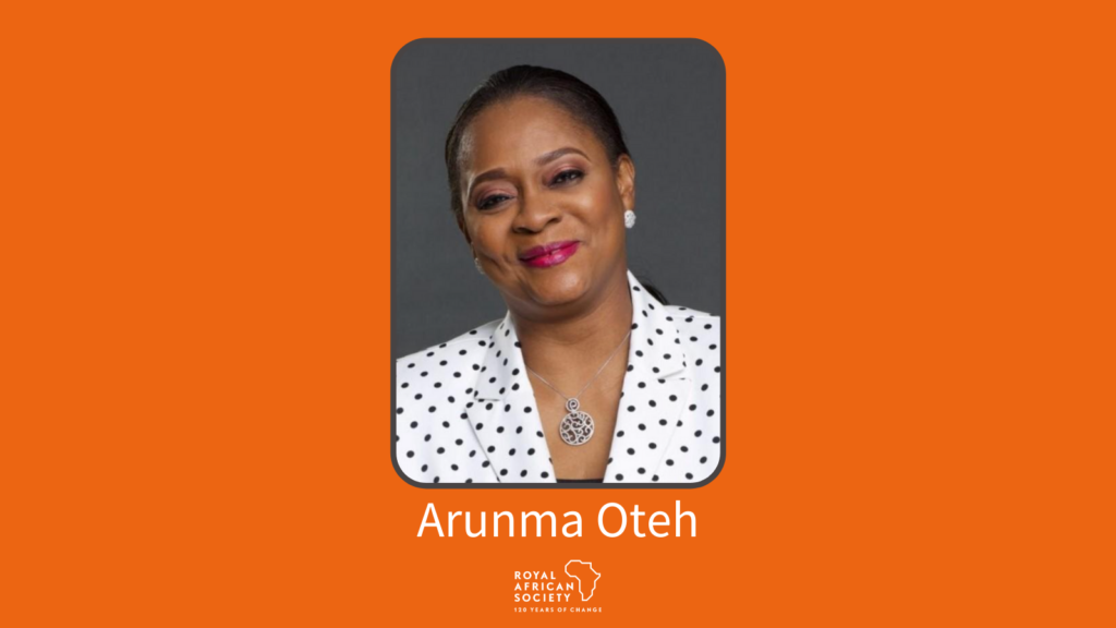 Royaume-Uni:la nigériane Arunma Oteh élue présidente de la Royal African Society