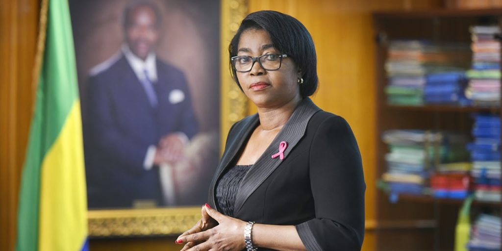 Rose Christiane Ossouka Raponda, the first woman to be appointed Vice President of Gabon