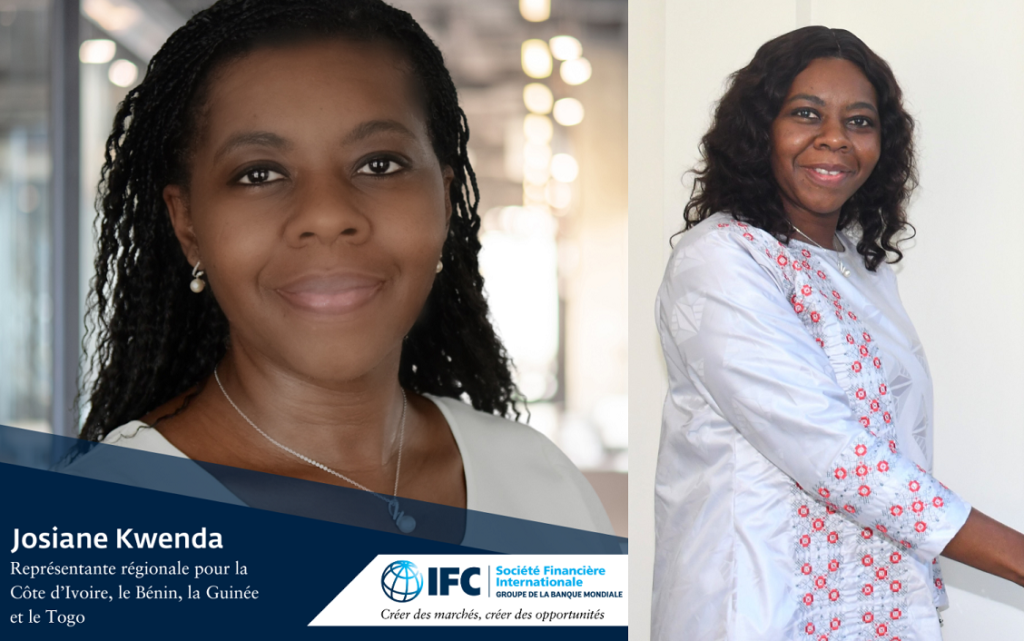 Josiane Kwenda, nouvelle représentante de l’IFC en Côte d’Ivoire,  au Bénin, en Guinée et au Togo