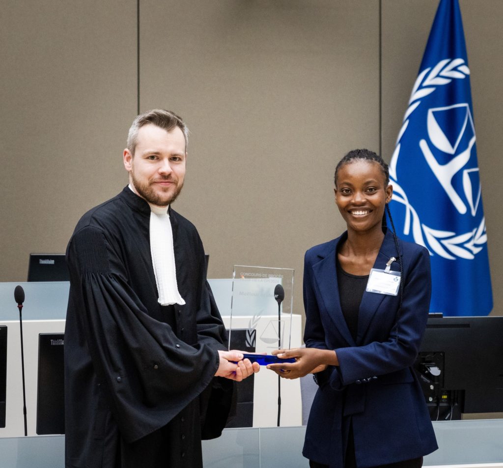 ICC: Déborah Tshidibi Sabanga crowned “Best speaker” in mock trial competition